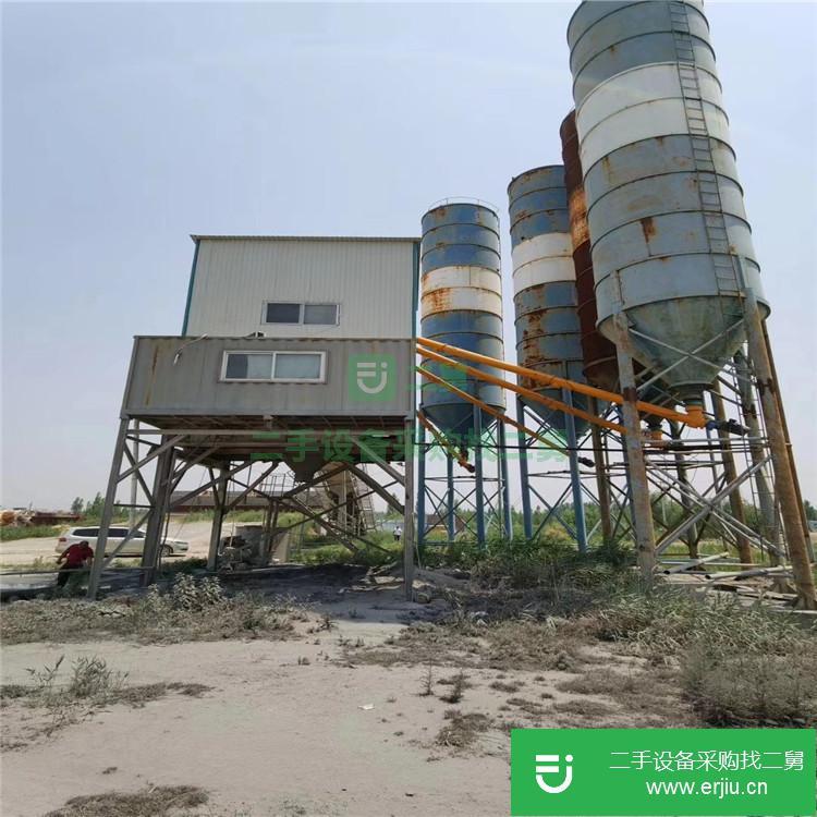 山東出售二手120混凝土攪拌站