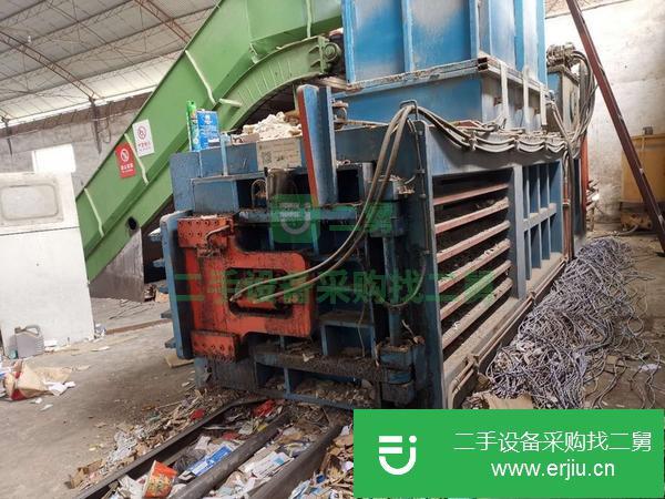 江西出售二手帶門廢紙塑料瓶打包機