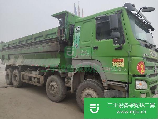 山東出售二手19年國五豪沃7.6米自卸車
