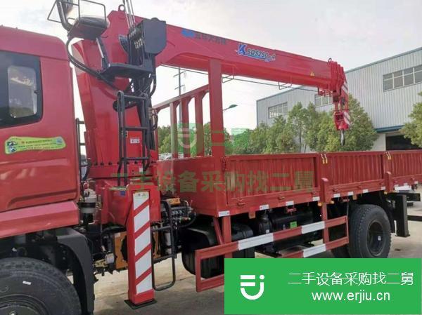 上海出售二手8噸東風(fēng)單橋隨車吊玉柴160馬力發(fā)動(dòng)機(jī)