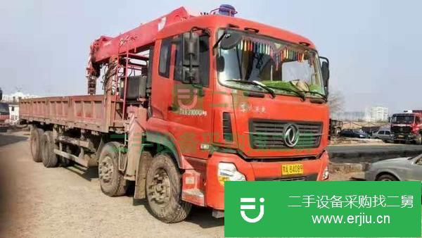 湖北出售二手東風(fēng)天龍前四后八隨車吊