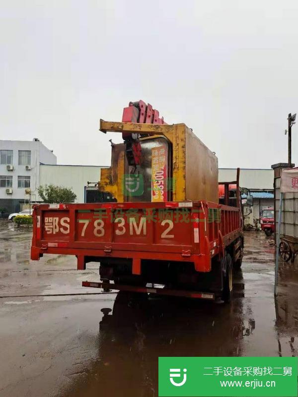 河北出售二手程力藍牌5噸帶自卸隨車吊
