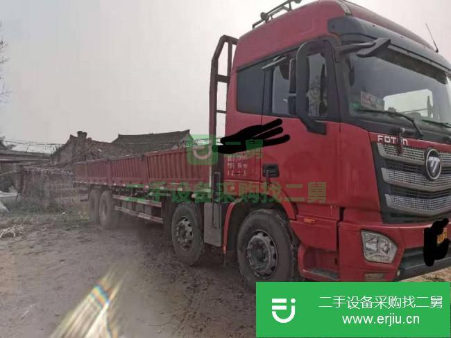 河南出售二手福田歐曼EST平板貨車