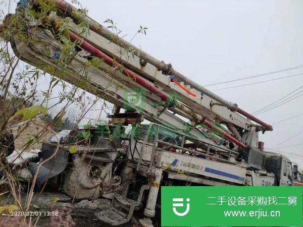 河北出售二手08年中聯(lián)37米國三泵車性能嘎嘎功能正常