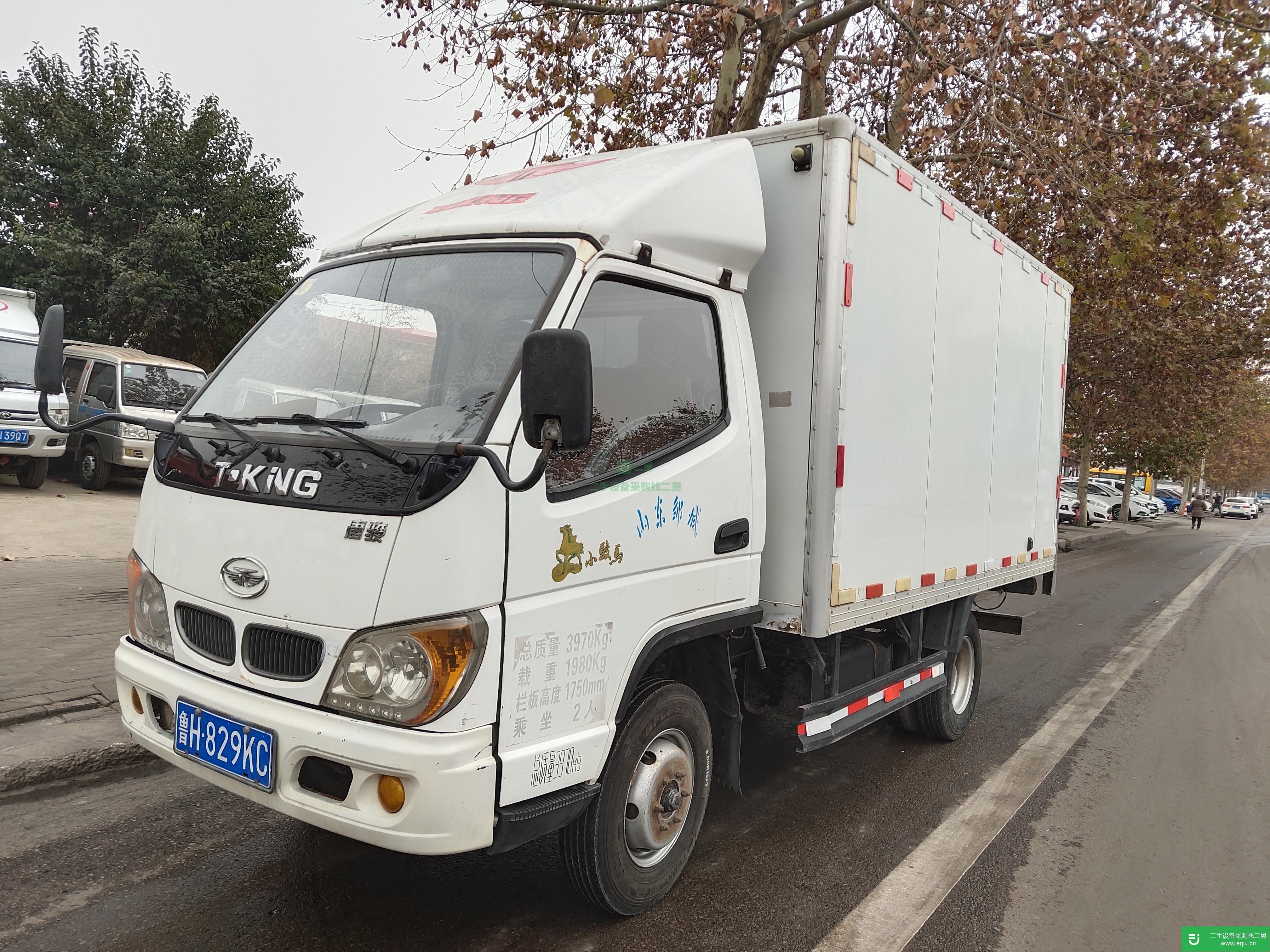 山東出售二手唐駿95馬力國四箱式貨車