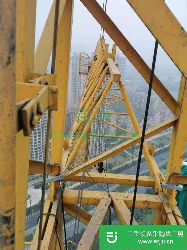 四川出售二手中興6010塔吊獨立高度，所有配件齊全工地上待拆