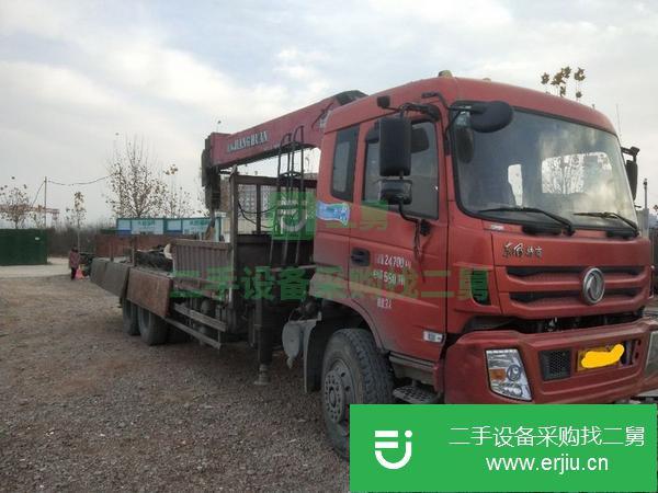 湖北出售二手17年國四東風(fēng)特商后八輪隨車吊