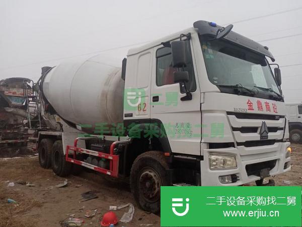 吉林出售二手豪沃攪拌車國五排放大14方380馬力手續齊全