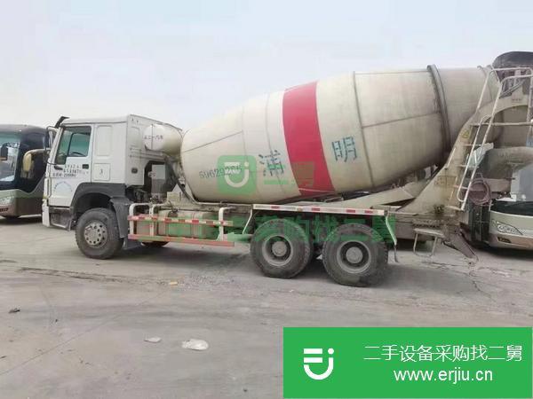 甘肅出售二手國四攪拌車大12立方豪沃包過戶