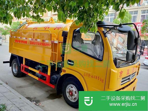 河北出售二手東風多利卡8方清洗吸污車