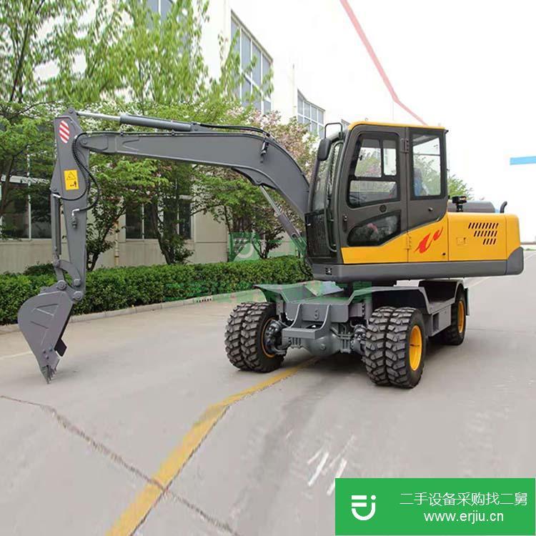 山東出售二手沃爾雷輪式挖掘機