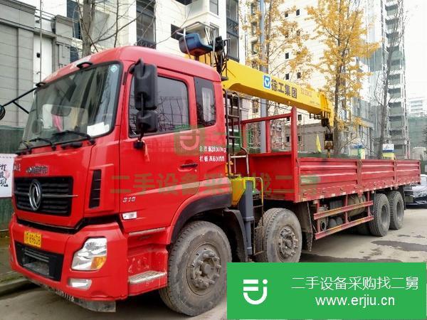 四川出售二手19年7月東風天龍隨車吊
