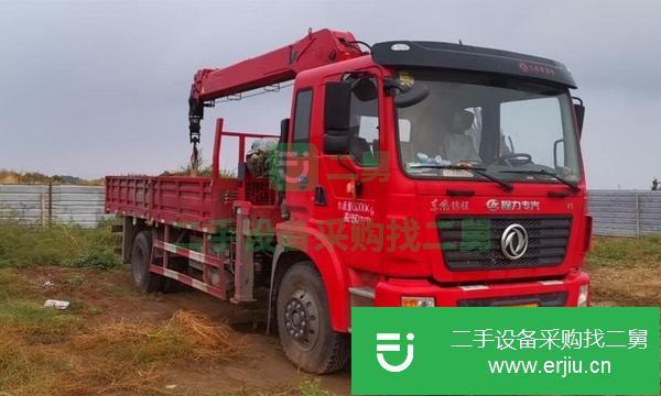 湖北出售二手19年11月份東風八噸隨車吊