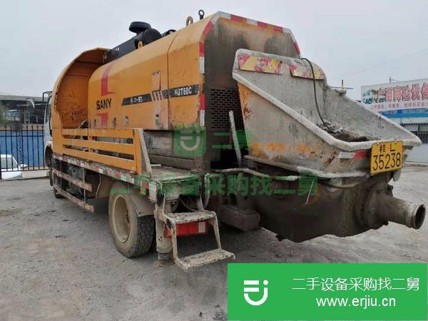 廣西出售二手三一車(chē)載泵手續(xù)齊全,可以提檔過(guò)戶,使用不多,車(chē)況杠杠的