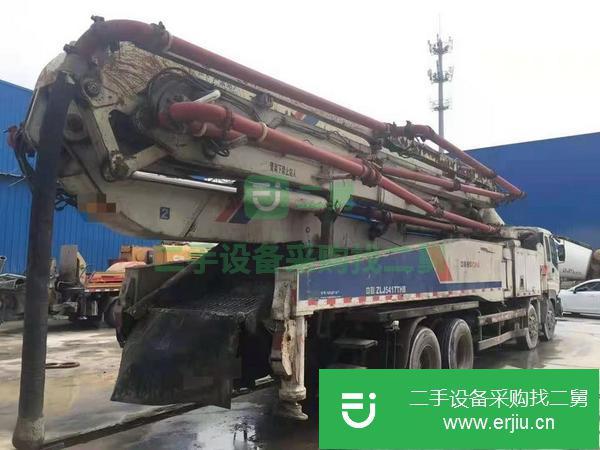 天津出售二手中聯(lián)52米泵車手續(xù)齊全大排量性能嘎嘎的