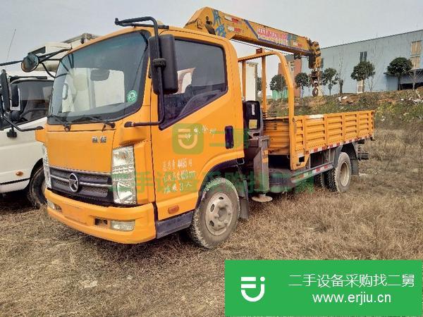 湖北出售二手藍(lán)牌隨車吊