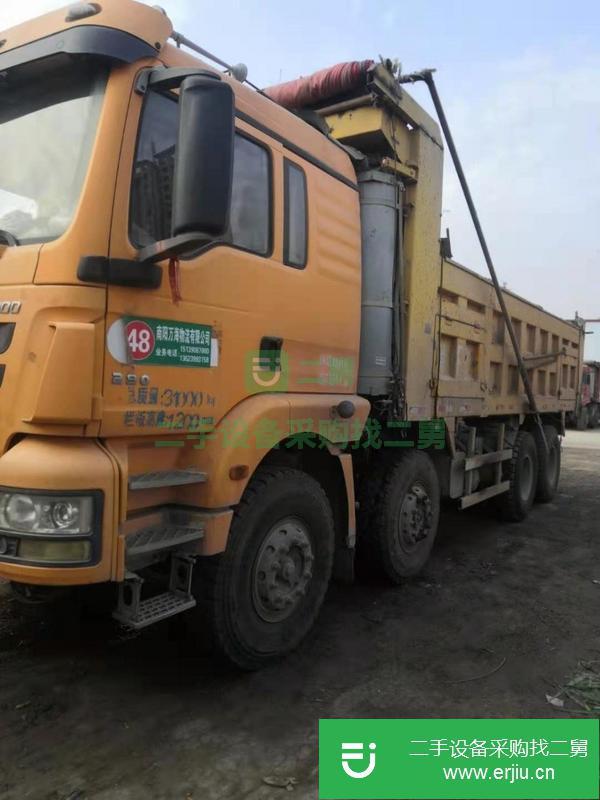 河南出售二手陜汽德龍新M3000前四后八自卸車
