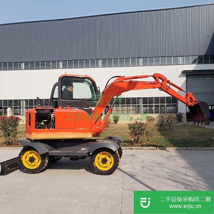 山東出售二手沃爾雷輪式挖掘機
