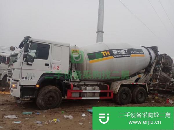 吉林出售二手豪沃攪拌車國五排放大14方380馬力手續齊全