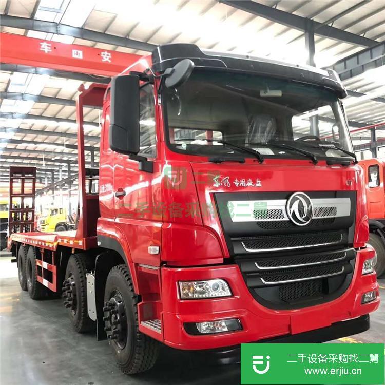 湖北出售二手東風前四后八平板運輸車