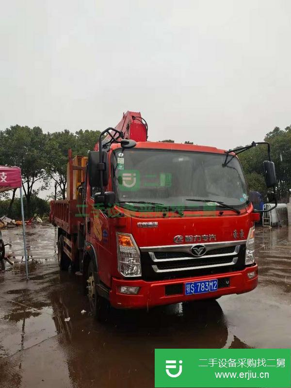 湖北出售二手19年藍牌隨車吊