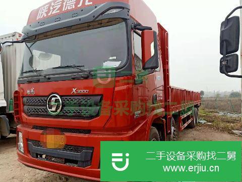 江西出售二手陜汽重卡400馬力9.6米平板車