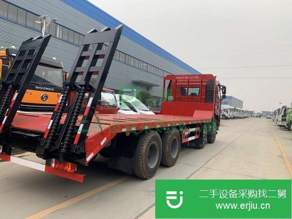 湖北出售二手解放前四后八平板運輸車