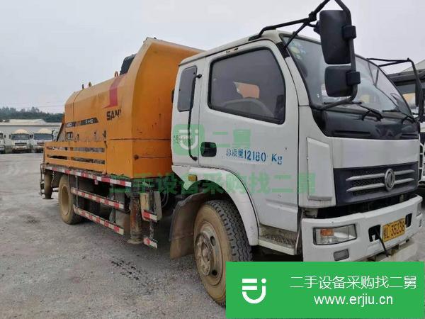 廣西出售二手三一車(chē)載泵手續(xù)齊全,可以提檔過(guò)戶,使用不多,車(chē)況杠杠的