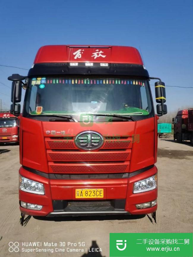 河北出售二手一汽解放J6P/375馬力牽引車