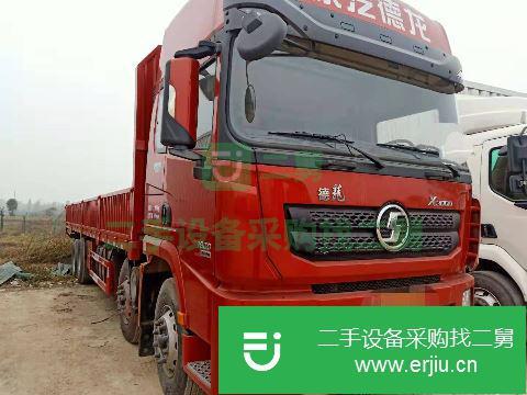 江西出售二手陜汽重卡400馬力9.6米平板車