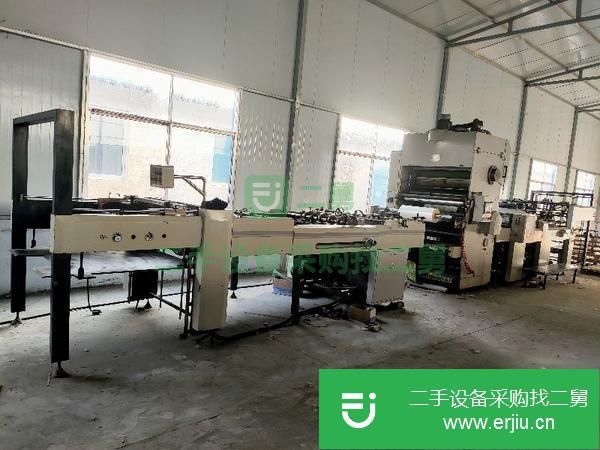 山東出售二手華威1050全自動覆膜機