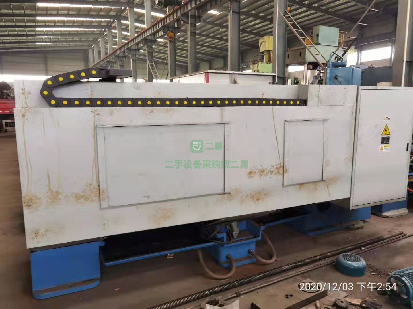 出售一臺數控車床:安陽產九成新數控車床加工直徑800長度2米