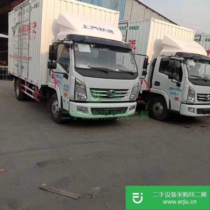 廣東出售二手上汽躍進143馬力國五箱式貨車
