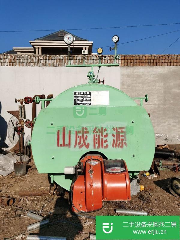 山東出售二手1噸燃氣蒸汽鍋爐