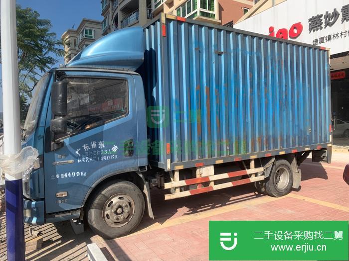 廣東出售二手上汽躍進125馬力國四箱式貨車