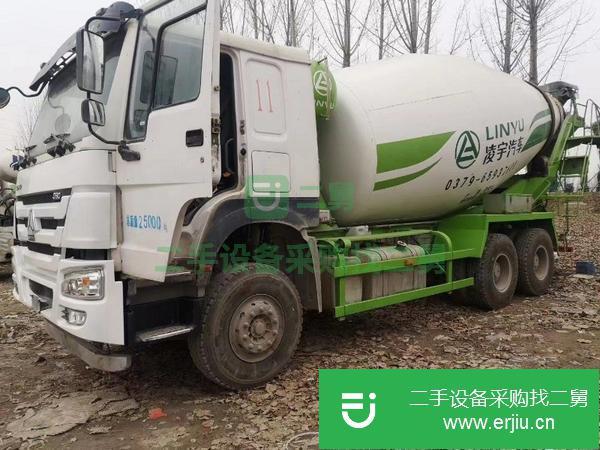 河北出售二手豪沃大14方攪拌車國五