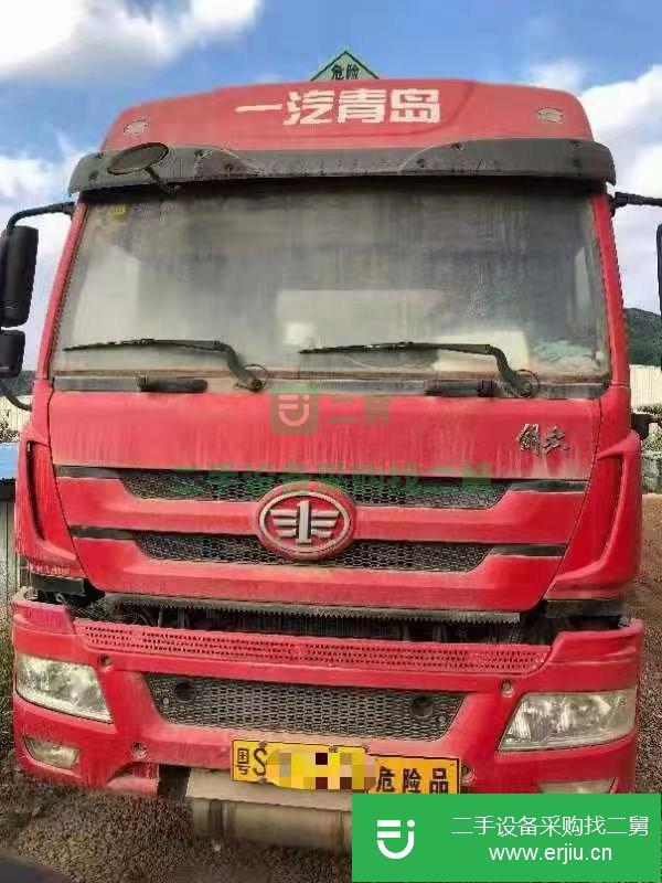 廣東出售二手解放青島前四后六油罐車