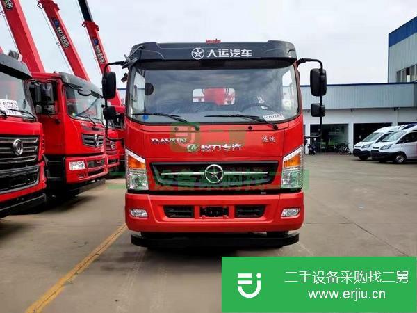 山東出售二手大運運途6.3噸4節(jié)直臂隨車吊
