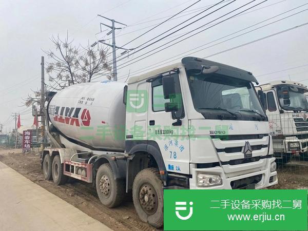 河北出售二手18年豪沃亞特上裝大20方國五攪拌車