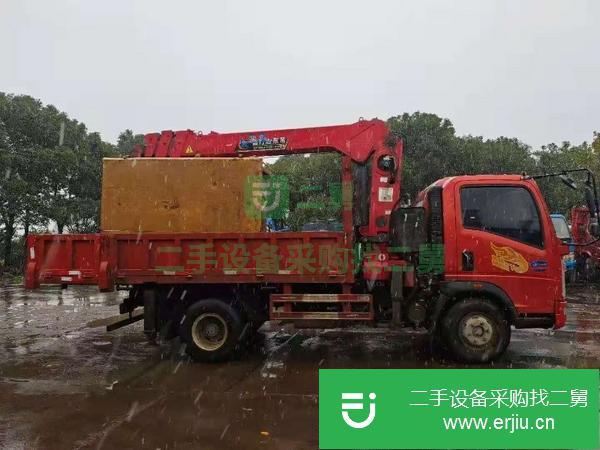 河北出售二手程力藍牌5噸帶自卸隨車吊