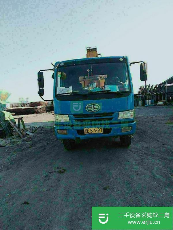 黑龍江出售二手10年6月份的牡丹江十噸隨車吊