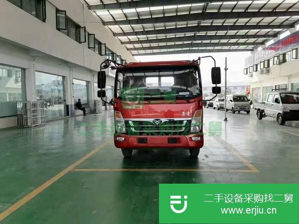 湖北出售二手重汽豪曼藍牌平板運輸車