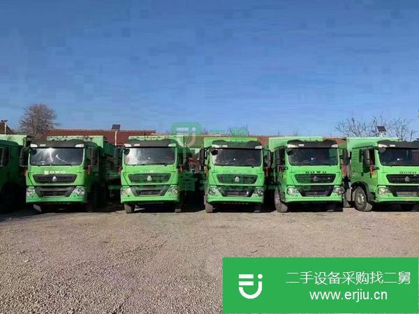 河北出售二手豪沃T7自卸車國五排放