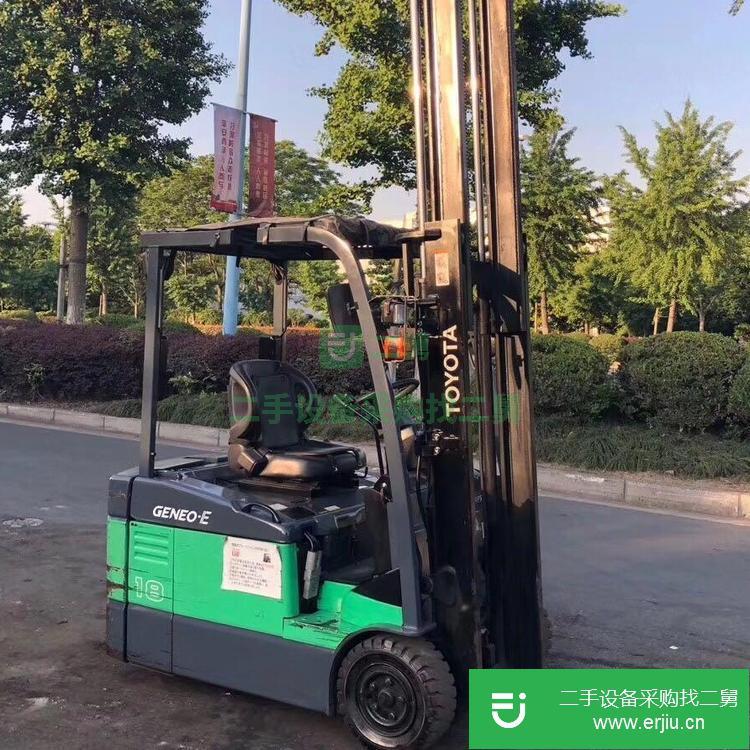 上海出售二手豐田1.8噸三支點電動叉車