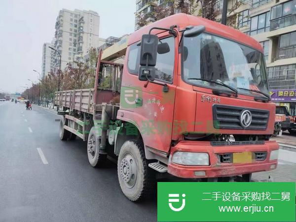 安徽出售二手東風小三軸徐工8噸隨車吊