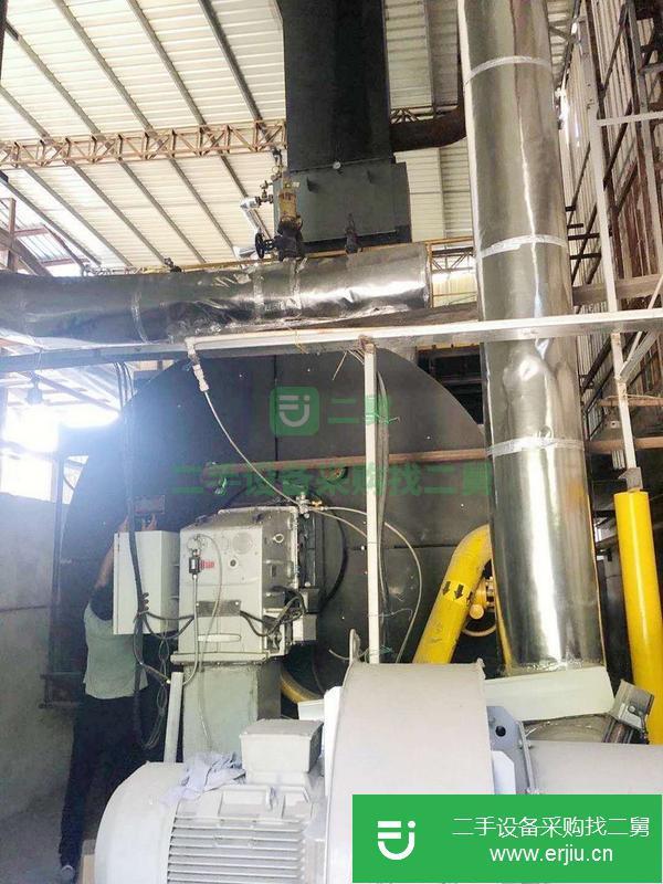 河南出售二手700萬大卡低氮30毫克燃氣導熱油鍋爐