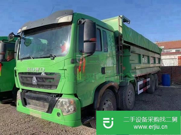 河北出售二手豪沃T7自卸車國五排放