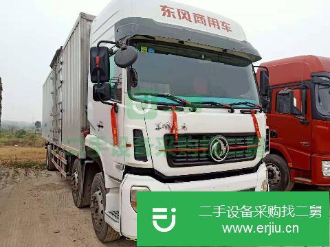 江西出售二手東風(fēng)天龍國(guó)四前四后四245馬力箱式貨車(chē)