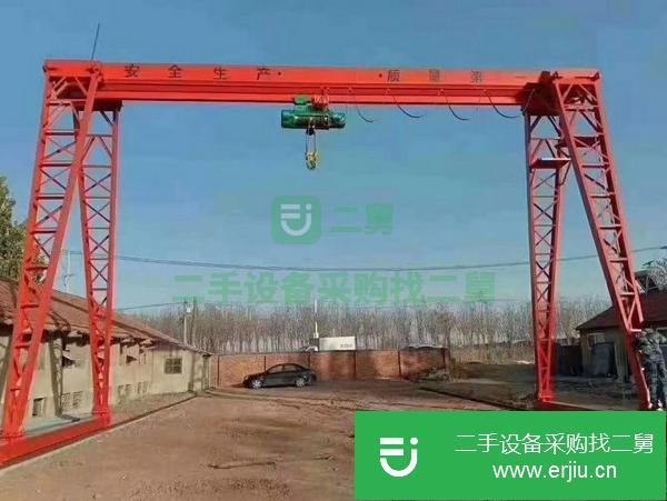 山東出售二手10噸跨度15米龍門吊