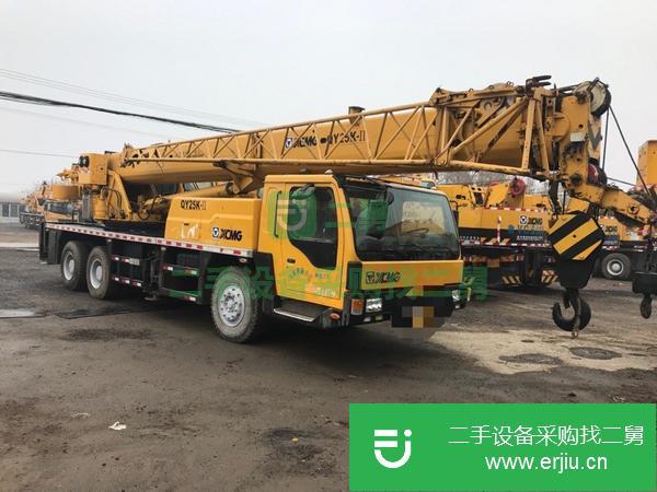 山東出售二手徐工25K-2大臂34米吊車車況好,手續(xù)全可以過戶,原車油漆沒有事故
